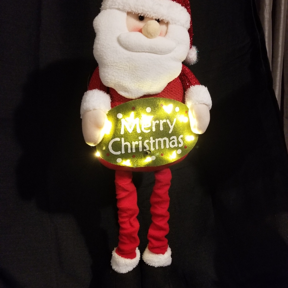 RECORDABLE Santa greeter! Motion activated